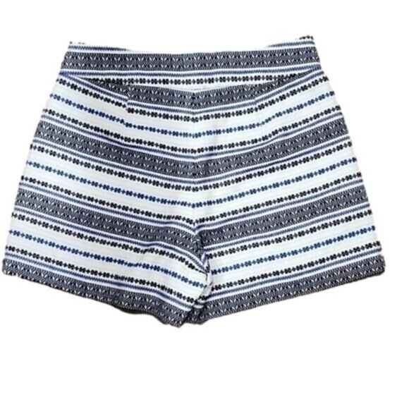 Gap 6 Woven Shorts high rise side zipper Embroidered Boho Womens 6 - Picture 2 of 4